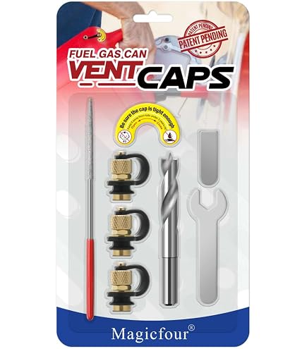 に  Fesasn Gas Can Cap with Coarse Thread Style, Gas Can Caps